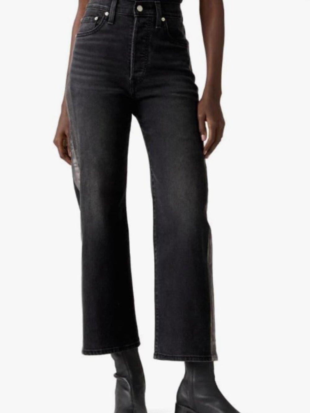 Levis Ribcage Ankle Jean in Let Me Shimmer- 25